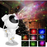 Projektorius &bdquo;Winter Promotion&ldquo; astronautų projekcinė lempa Robotas &bdquo;Žvaigždėtas dangus&ldquo; LED projekcinė lempa su nuotolinio valdymo pultu ir laikmačiu Namų dekoras Kalėdų miegamojo dekoras
