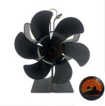 Blade Stove Top ventiliatorius Eco &scaron;iluma varomas malkomis kūrenamas rąstinis krosnis ventiliatorius JK