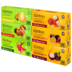 Žaliosios ir juodosios arbatos rinkinys mai&scaron;eliuose Tarlton, 6 rū&scaron;ys x 25 vnt.