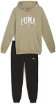 Puma Sportinis Kostiumas Vyrams Squad Hooded Beige Black 681901 67 681901 67/S