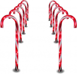 Kalėdinės dekoratyvinės sodo lemputės Airi Candy Cane Lights