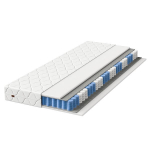 Matracas 90x180 ki&scaron;eninis vidutinio kietumo TINO 16 cm H3 su užvalkalu