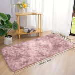 &Scaron;viesiai violetinis neslystantis kilimas miegamajam voniai., 23,6x47,2 colio / 60x120 cm