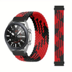 Nailoninis dirželis Samsung Galaxy Watch Active, Raudona Ir Juoda