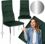 Kėdė veliūrinė Mebel Elite MOLLY žalia