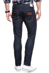 Vyri&scaron;kos prigludusios džinsinės kelnės Wrangler LARSTON 32/30, 36/32