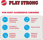 S "bone" Play Strong 12 &ndash; raudonas
