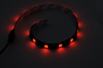 Silverstone Sst-ls01r led juosta, skirta kompiuterio korpusų modifikavimui, raudona, 30 cm, 15 led