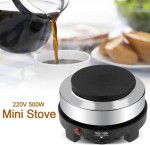 Ankroyu 220v 500w ne&scaron;iojama viryklė mini kepimo plok&scaron;tė daugiafunkcinė kepimo plok&scaron;tė lengva kuprinės viryklė kompakti&scaron;ka kaitlentė pienui, vandeniui ir kavai &scaron;ildyti
