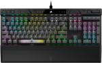 Corsair K70 Max Rgb magnetinė mechaninė žaidimų klaviatūra - Mgx jungiklis su reguliuojamu aktyvavimu - Pbt dvigubo &scaron;ūvio klavi&scaron;ų dangteliai - suderinama su Icue - Qwerty Na i&scaron;dėstymas - plieno pilka