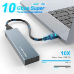 M.2 Sata Ssd dėklas į Usb 3.1 i&scaron;orinį Ssd skaitytuvo keitiklio adapterio dėklą Usb 3.1 Gen 2 10gbps Sata Ngff B-key & B+m-key kietojo disko adapteris M.2 Solid State kietojo disko dėklas (tik Sata)