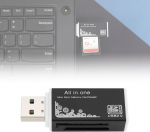 The Lord of the Tools 2 x 4 in 1 Sd kortelių skaitytuvas į Usb adapteris, skirtas Sdxc Sdhc Mmc Rs-mmc Micro Sdxc Micro Sdhc Tf kortelėms