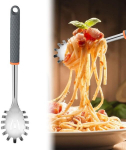 Spagetių &scaron;auk&scaron;tas, spagetių &scaron;auk&scaron;tas pagamintas i&scaron; nerūdijančio plieno, makaronų &scaron;akutės, nerūdijančio plieno makaronų &scaron;auk&scaron;tas, spagetių serveris, spagetių &scaron;auk&scaron;tas, makaronų serveris, lengvai valomas, sidabrinis