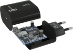Cellularline - Super Fast Charger Kit 25 W - Maitinimo įkroviklis, skirtas suderinamiems Samsung įrenginiams su 25 W Super Fast Charge Power Delivery - 1 m Usb-c į Usb-c laidas įtrauktas - Juodas