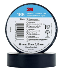 3m Temflex&trade; vinilinė izoliacinė juosta 165 juoda 19 mm x 25 m (10 ritinių)