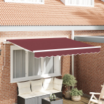 markizės pakeitimo audinys 2.5x2 m rėmams Burgundinis