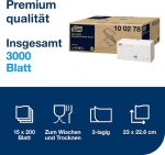 Tork 100278 Extra Soft Zigzag Popieriniai Rank&scaron;luosčiai, Balti