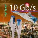 1attack.de 7,5 m geltonas - 1 vnt Cat6a tinklo kabelis Patchcable Lancable Cat 6a S-ftp dvigubai ekranuotas Pimf 500mhz patch kabelis suderinamas su Cat5 Cat6 Cat7 Cat8 10gbase-t - 10000 Mbps