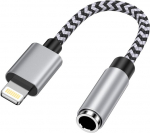 Ocbuo lightning į 3.5 mm ausinių adapteris, [mfi sertifikuotas] iphone aux adapteris, iphone jack adapterio dongle audio kabelio skirstytuvas suderinamas su iphone 14 pro max/14 plus/14/13/12/11/se/x/xs/xr/8