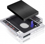 Geekerchip Disko Rėmelis Ssd/hdd Kietajam Diskui 9.5 mm Kietojo Disko Sata į Sata Caddy Adapteris Kietojo Disko Lizdas Hp Asus Acer Dell Lenovo Ne&scaron;iojamiesiems Kompiuteriams