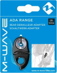 M-wave Unisex Ada Range galinio pavarų perjungiklio adapteris, juodas, universalus, juoda