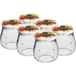 &ldquo;Inverted Amphora&rdquo; 500 ml twist-off jar with &Oslash;82/6 coloured lid
