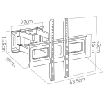 TV laikiklis Televizoriaus laikiklis, 32-80", Humberg