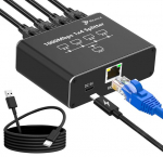 Adapterio komutatoriaus skirstytuvas LAN Ethernet RJ45 4xRJ45 1000M 1GB Reagle