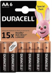 Duracell Basic MN1500 AA &scaron;arminės baterijos 6 vnt.