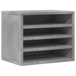 Ra&scaron;omojo stalo lentyna, betono, 36x26x29,5cm, apdirbta mediena