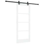 vidaXL Slankios durys ORKDAL Balta ir juoda 83 x 202 cm