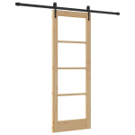slankiosios durys su komplektu 73.5x198.5 cm Tvirta Pu&scaron;ies mediena