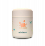 Miniland 0,28 L maisto termosas kūdikiams, smėlio spalvos