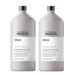 Loreal Silver Shampoo 2X1500Ml New