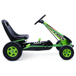 Minamas kartingas su pedalais, 106x59x62 cm, žalias