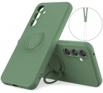 &bdquo;Ring&ldquo; Kickstand (TPU) dėklas - žalias (Galaxy A55)