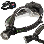 Priekinis žibintas Bailong LED XHP99 i&scaron;orinė baterija Zoom