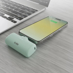 Atsarginis maitinimo &scaron;altinis ("Power Bank") SBS 8018417498442 Powerbank SBS EcoPower 5000 mAh 10W z wbudowanym portem USB-C - zielony