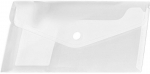 Pp vokas su užsegimu Dl, permatomas, 220x110 mm