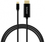 Kabelis SAVIO USB-C TO HDMI 2m, 4K