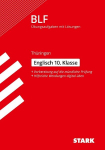 STARK BLF - Englisch 10. Klasse - Th&uuml;ringen, STARK BLF - Englisch 10. Klasse - Th&uuml;ringen