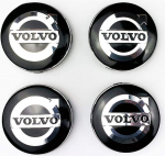 4 vnt. 64MM automobilio ratų centriniai dangteliai, skirti "Volvo V40 V60 V90 S60 S40 V70 XC70 XC60 XC90 Stilinga emblema, automobilių i&scaron;orės aksesuarai
