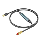 USB į optinį garso adapterį USB A į &scaron;viesolaidinio garso SPDIF prievado jungties garso keitiklio kabelis, skirtas kompiuteriui ne&scaron;iojamajam kompiuteriui