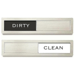 Indėklo magnetas i&scaron; nerūdijančio plieno, &bdquo;&Scaron;varus/ne&scaron;varus&ldquo; ženklas, &bdquo;Premium Clean/Dirty&ldquo; magnetas indams, pasirinktas klijai