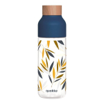Gourdė - QUOKKA - Quokka ledai 720 ml - Ecozen be BPA - Bambuko kam&scaron;telis - Mėlyna spalvota lapai