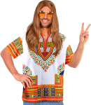 Gyvybingas Baltas Dashiki Kostiumas Vyrams