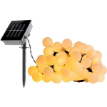 Saulės &scaron;viesos girlianda Billy - LUMI JARDIN - 60 LED - 6,9 cm - &Scaron;ilta balta