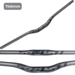 740 mm matinio anglies pluo&scaron;to dviračio vairalazdė, lengvas 31,8 mm apkaba