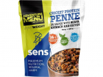 Adventure menu Cricket protein penne in sauce with beans, spinach and olives sublimuotas maistas