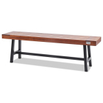 Lauko suoliukas su metalinėmis kojomis, 160 cm
